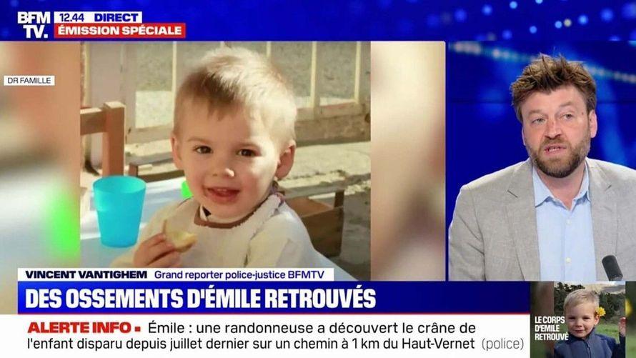 Disparition d’Emile : un promeneur découvre un crâne, les analyses confirment qu’il s’agit de celui du petit garçon