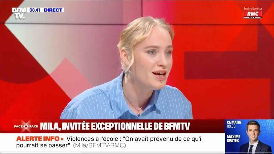 "On m’a demandé de regarder Yann Barthès droit dans les yeux et de lui dire…", face à Apolline de Malherbe, l’aveu surprenant de Mila