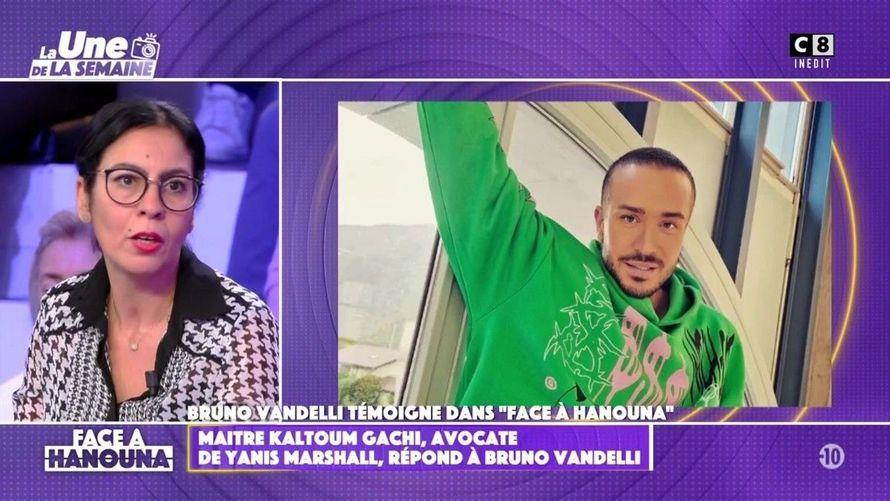 Bruno Vandelli accuse Yanis Marshall de "subordination de témoin", son avocate monte au créneau dans "TPMP" : "C’est inadmissible !"