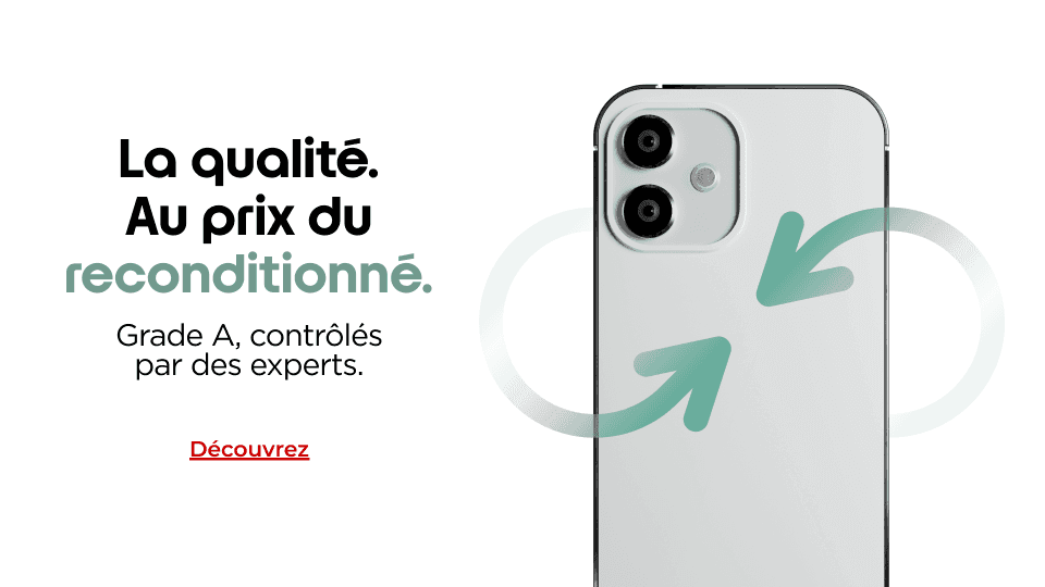 Offre spéciale, achetez l'iPhone 12 reconditionné 