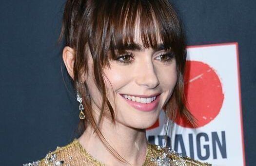 Lily Collins : son smoky eyes lumineux a tout bon pour les fêtes