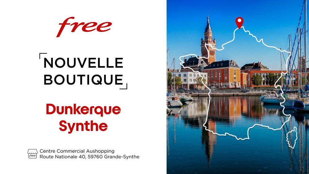 Free ouvre une nouvelle boutique à Dunkerque