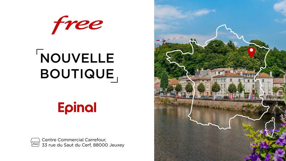 Une nouvelle boutique Free ouvre ses portes à Epinal