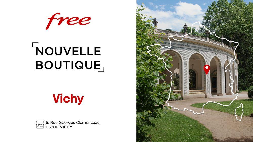 Free a ouvert une nouvelle boutique à Vichy ! 