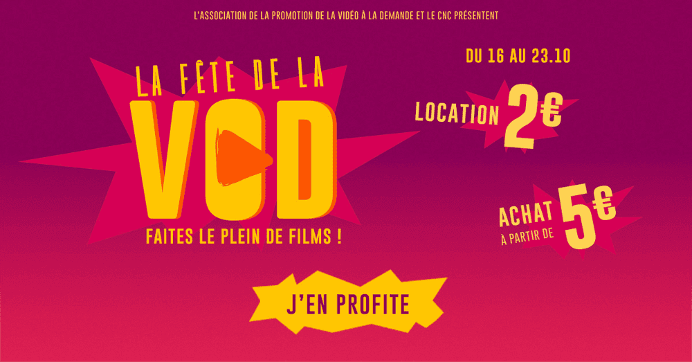 La fête de la VOD 2024 : Profitez de films à petits prix jusqu’au 23 octobre 2024 sur votre Freebox