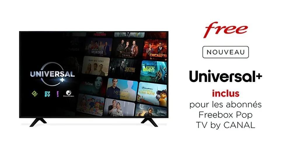 Universal+ désormais inclus avec la Freebox Pop et TV by CANAL : une offre enrichie sans frais supplémentaires