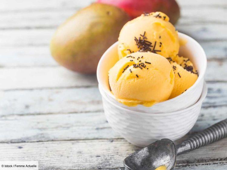 Sorbet mangue-coco : la recette sans sorbetière et sans lactose