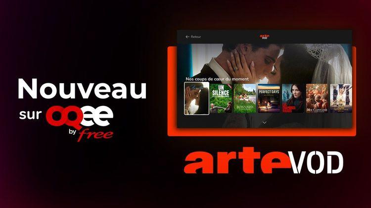 Arte VOD vient d'arriver au sein de l'application OQEE by Free dans la section VOD