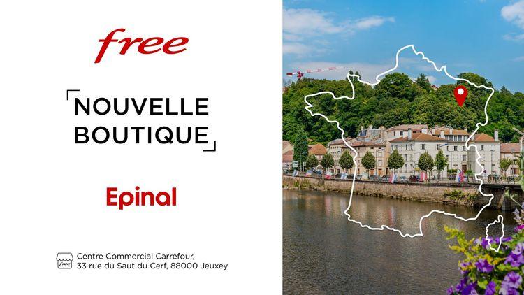 Une nouvelle boutique Free ouvre ses portes à Epinal