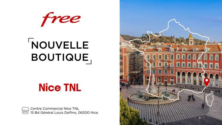 On ouvre une nouvelle boutique Free à Nice !