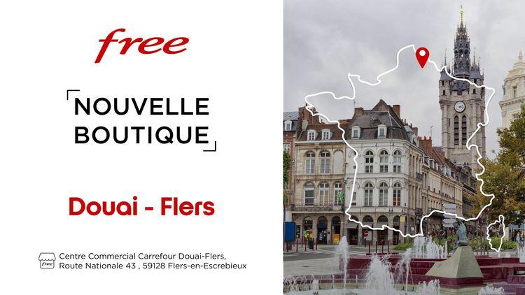 Une nouvelle boutique Free s'installe à Douai ! 