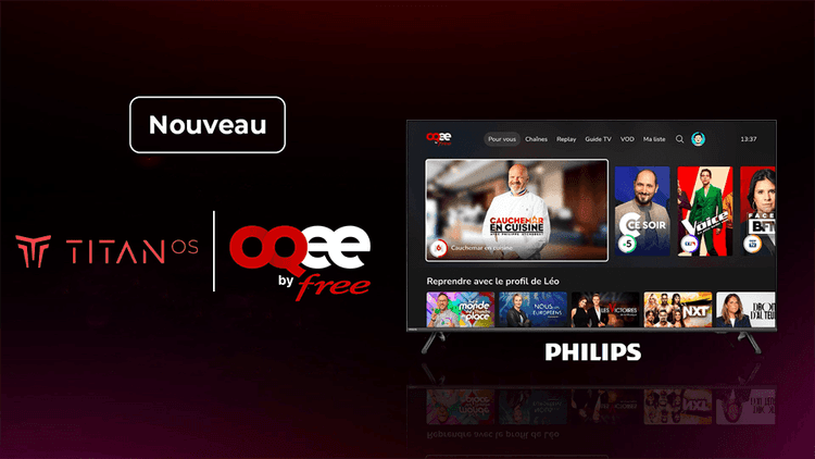 OQEE by Free débarque sur les smart TV Philips