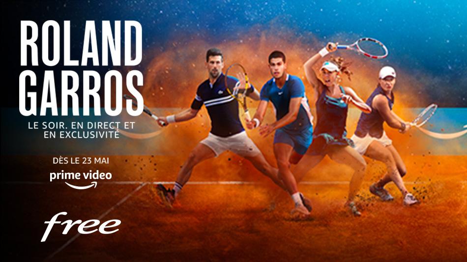 6 mois offerts sur Amazon Prime pour ne rien rater du tournoi de Roland-Garros avec Prime Video depuis vos Freebox !