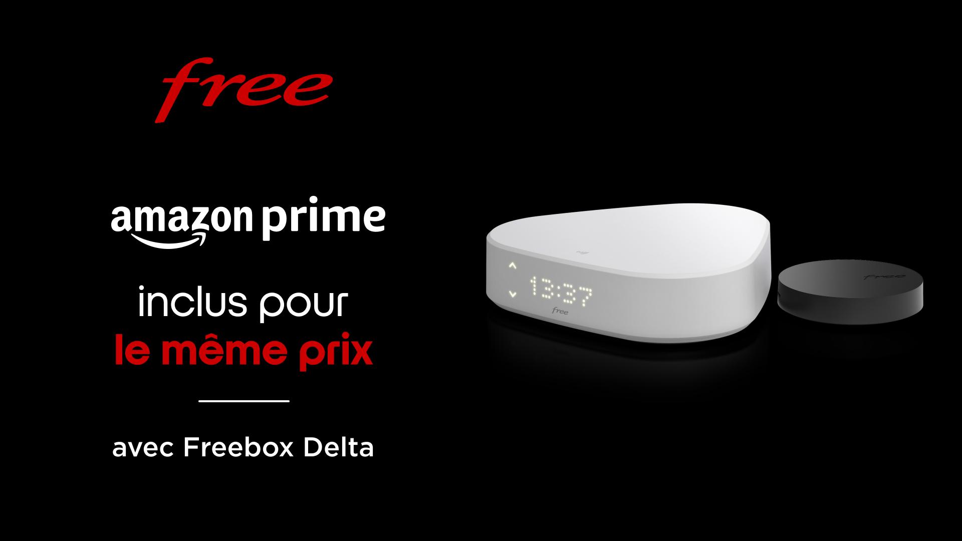 Amazon Prime fait évoluer ses tarifs mais reste inclus sans surcout avec l’offre Freebox Delta