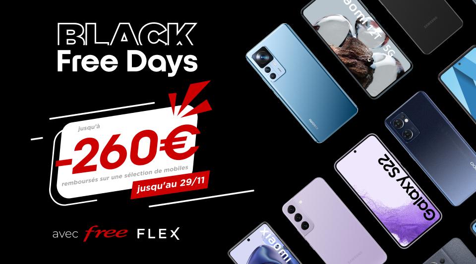 Profitez de remises exceptionnelles avec nos Black Free Days!