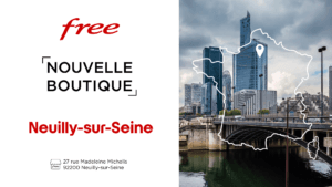 Découvrez la nouvelle boutique Free de Neuilly !