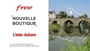 Découvrez la nouvelle boutique Free à L’Isle-Adam