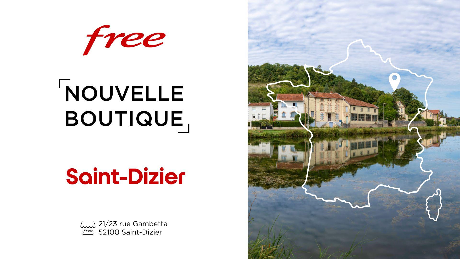 Découvrez la nouvelle boutique Free de Saint-Dizier (Grand Est)