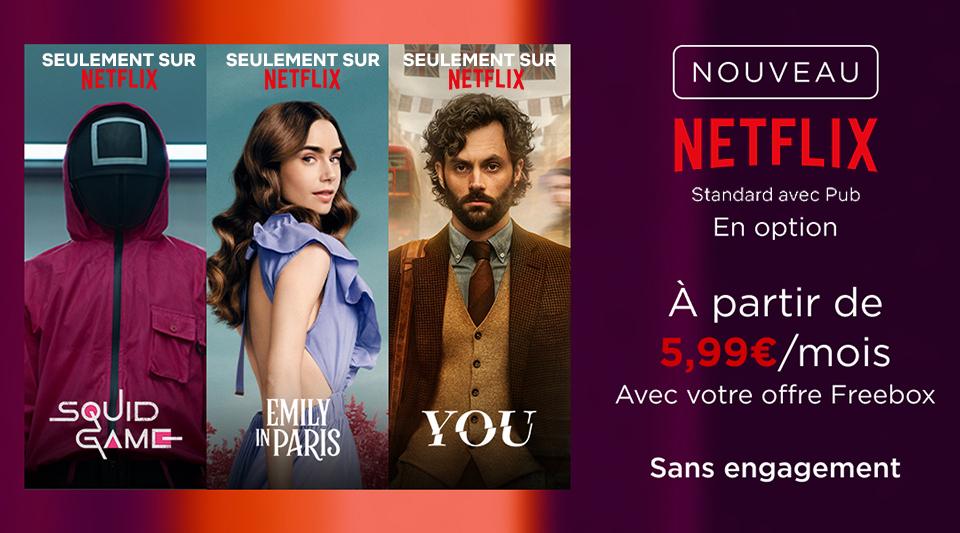 Une nouvelle offre Netflix à petit prix débarque dans votre Freebox !