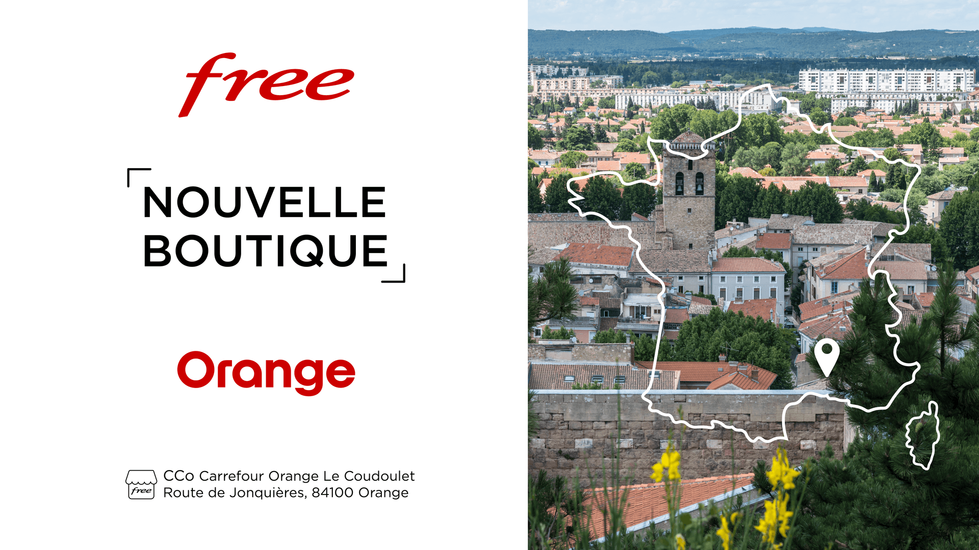 Découvrez la nouvelle boutique Free à Orange