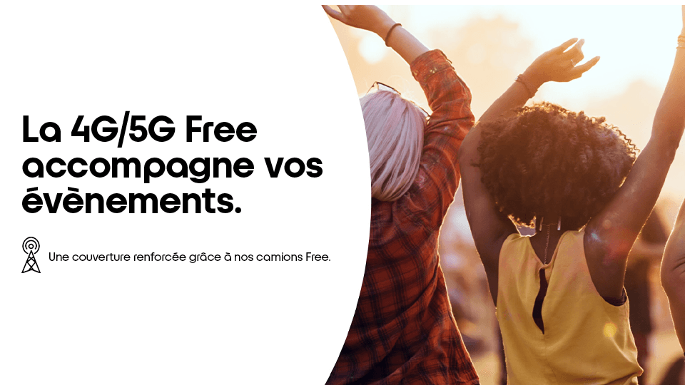 Free : des camions hyperconnectés pour des événements inoubliables 