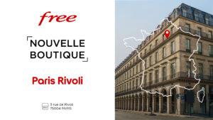 Découvrez la nouvelle boutique Free à Paris, rue de Rivoli !