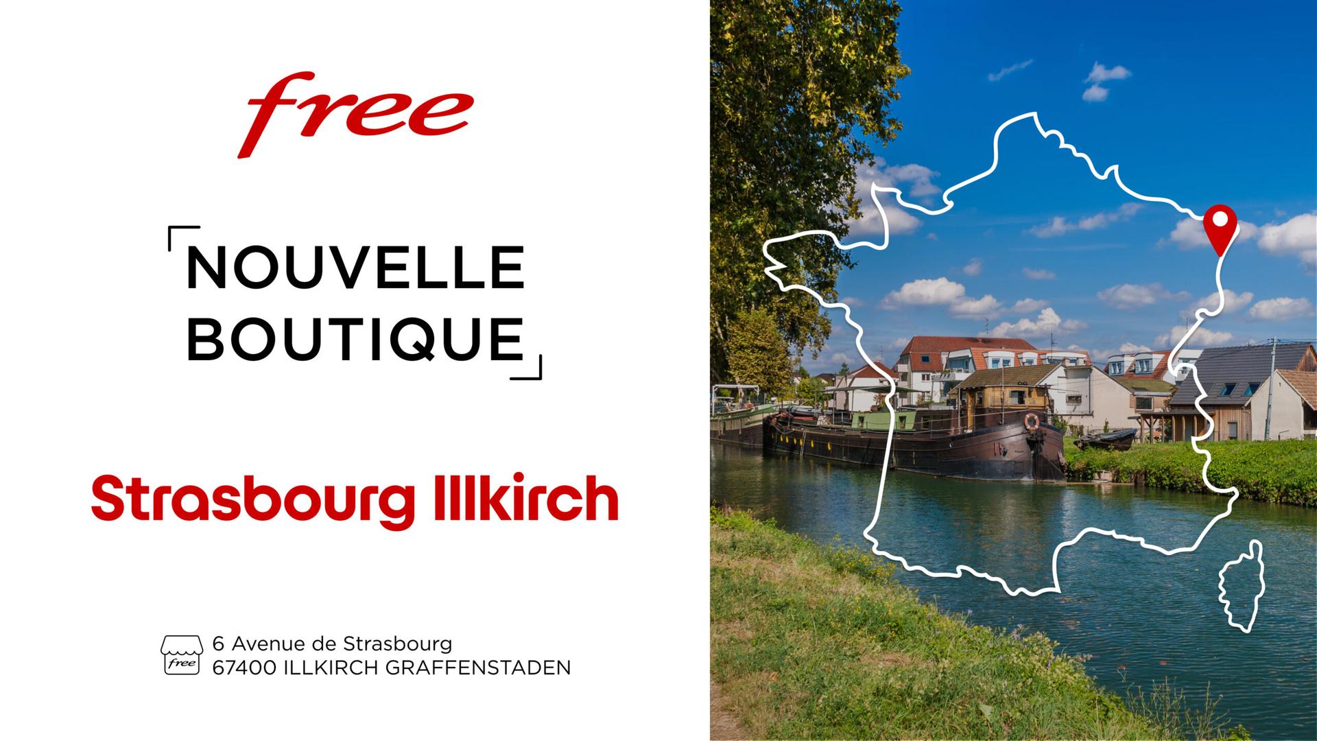 Découvrez une nouvelle boutique Free à Strasbourg Illkirch