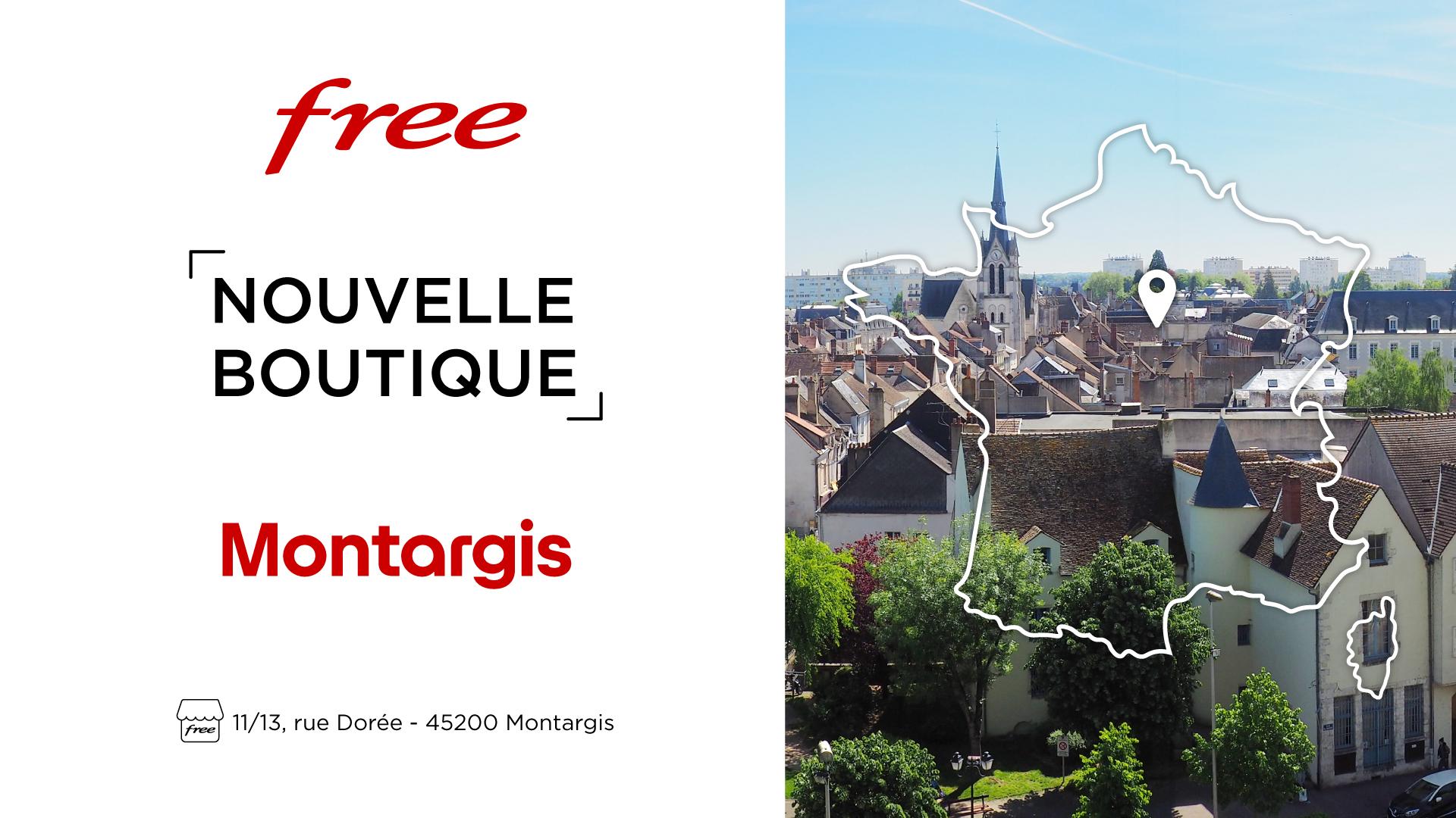 Découvrez la nouvelle boutique Free de Montargis