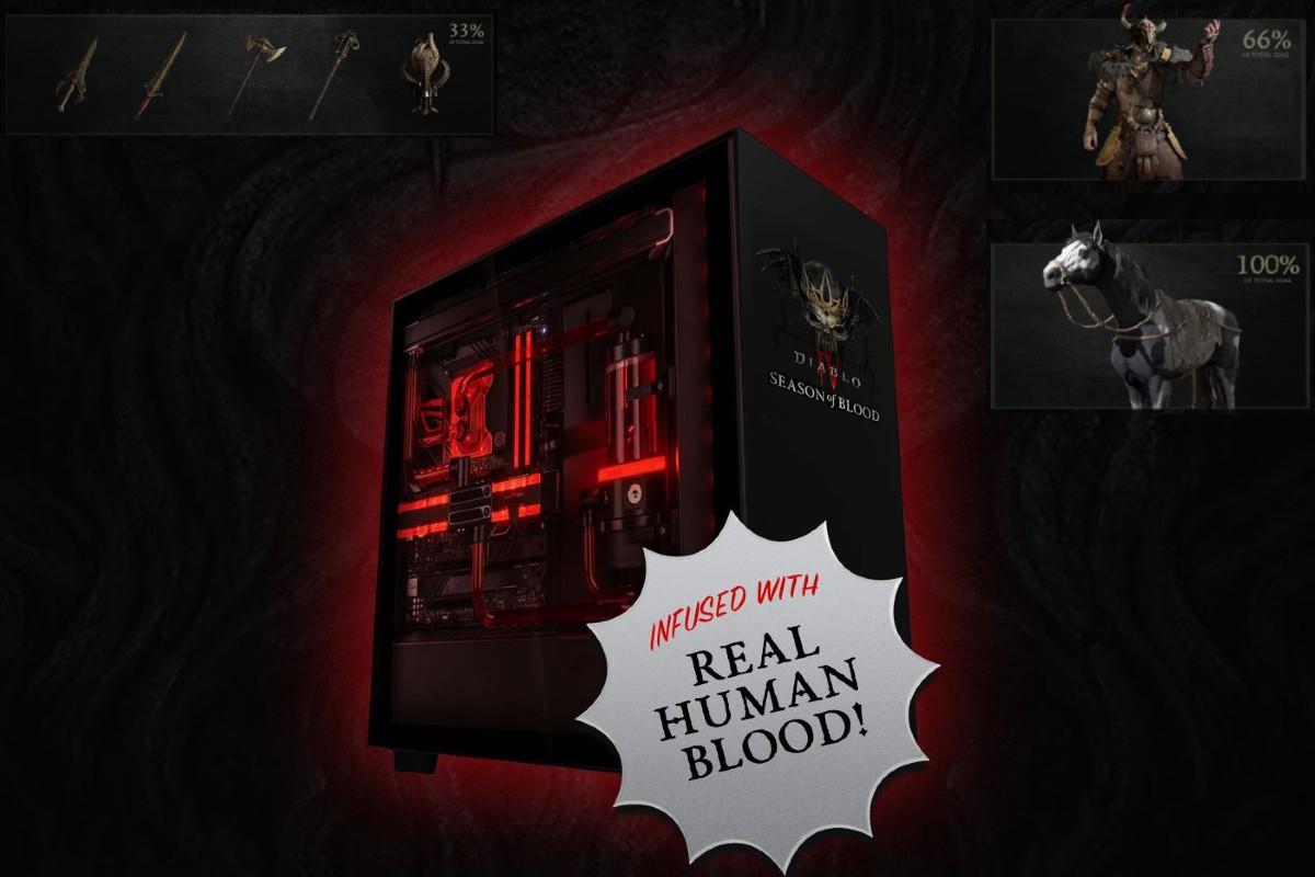 Blizzard fera gagner un PC avec du vrai sang humain si les joueurs américains de Diablo IV donnent 666 litres de leur sang