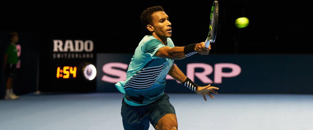 Auger-Aliassime à pleine balle