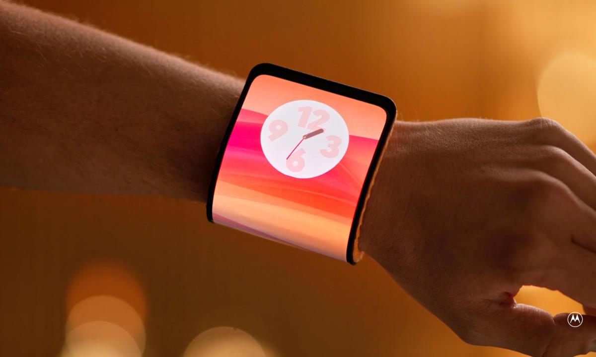 Motorola dévoile un nouveau concept de smartphone bracelet