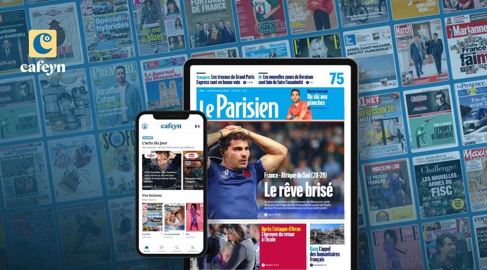 Accédez à votre presse favorite en illimité avec Cafeyn, maintenant disponible pour tous les abonnés Free !