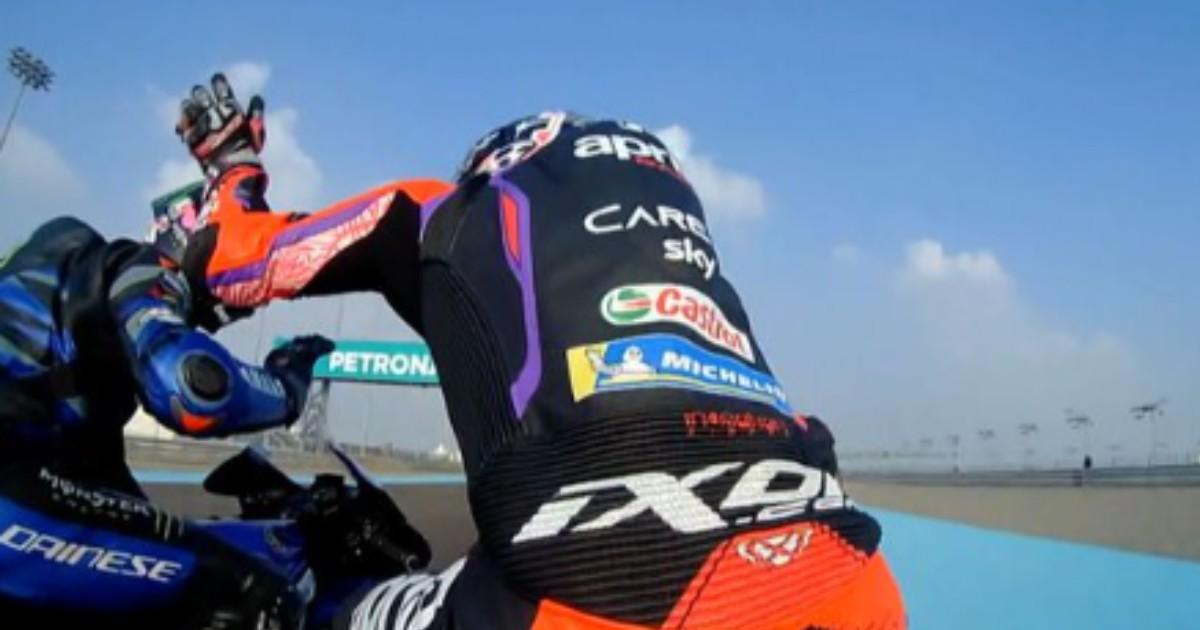 MotoGP: Ils se bagarrent en pleine piste sur leurs motos (vidéo)