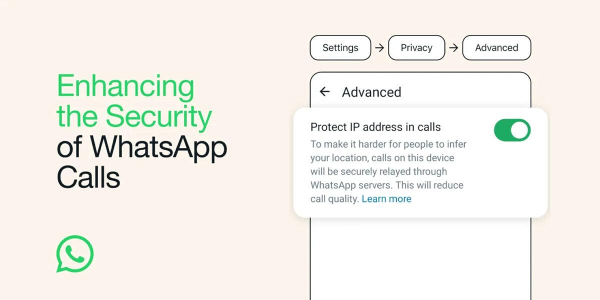 WhatsApp permettra de masquer votre adresse IP lors d’un appel