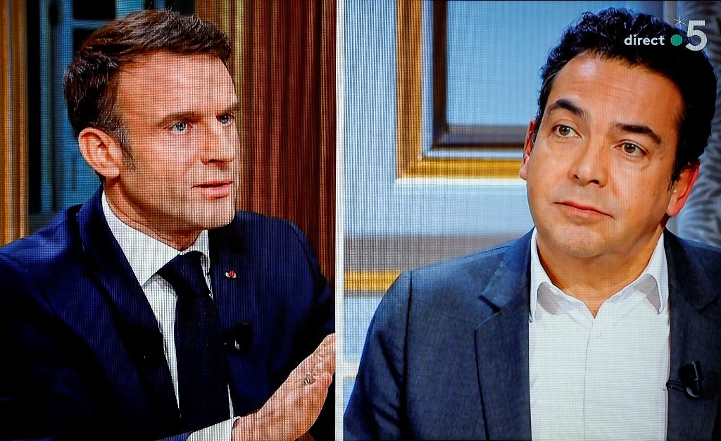 Près de 3 millions de téléspectateurs ont écouté Macron dans « C à vous », record pour France 5