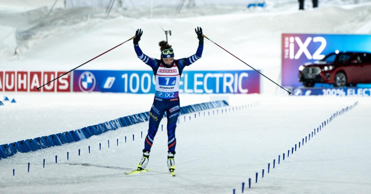 Jeanmonnot, la nouvelle biathlète française qui gagne !