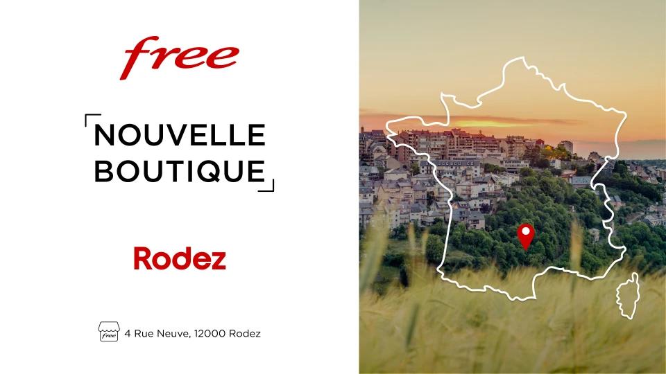 Pas besoin de chercher le Midi à 14h, Free installe sa boutique à Rodez !