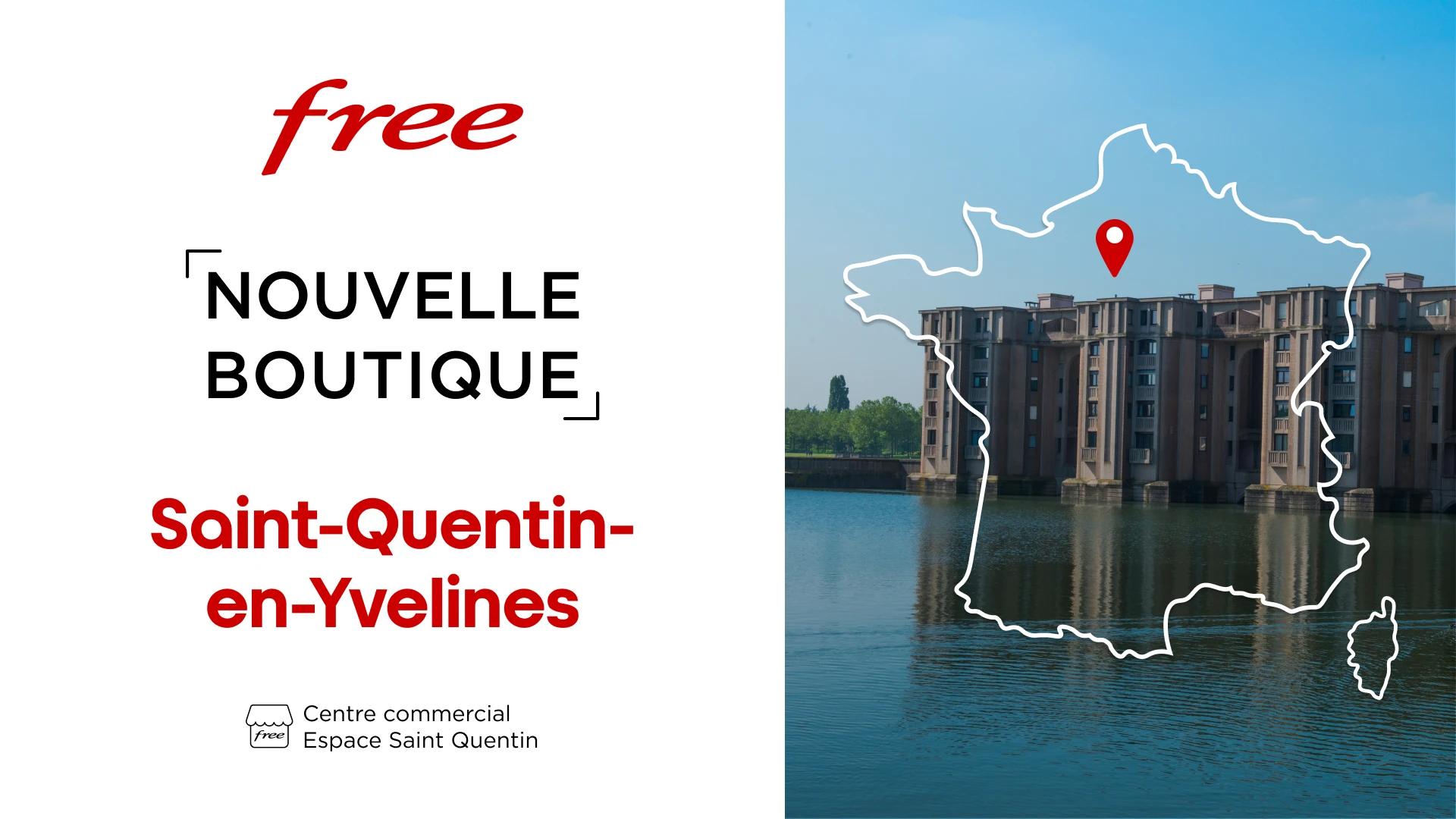 Une nouvelle boutique Free ouvre ses portes à St Quentin en Yvelines