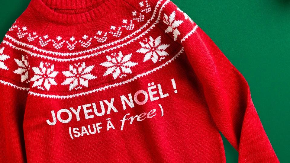 Concours « Gagnez des pulls de Noël uniques en clashant Free » : découvrez les gagnants