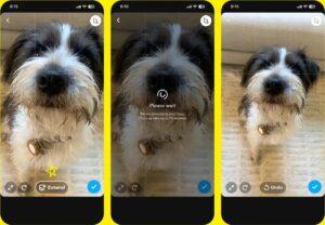 Les abonnés Snapchat+ peuvent désormais générer ou étendre des images via l’IA dans l’application