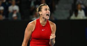 Zheng-Sabalenka: 3-6, 2-6