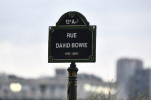 Une rue David Bowie inaugurée à Paris