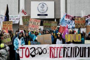 Alpes françaises: mobilisation contre les Jeux olympiques de 2030