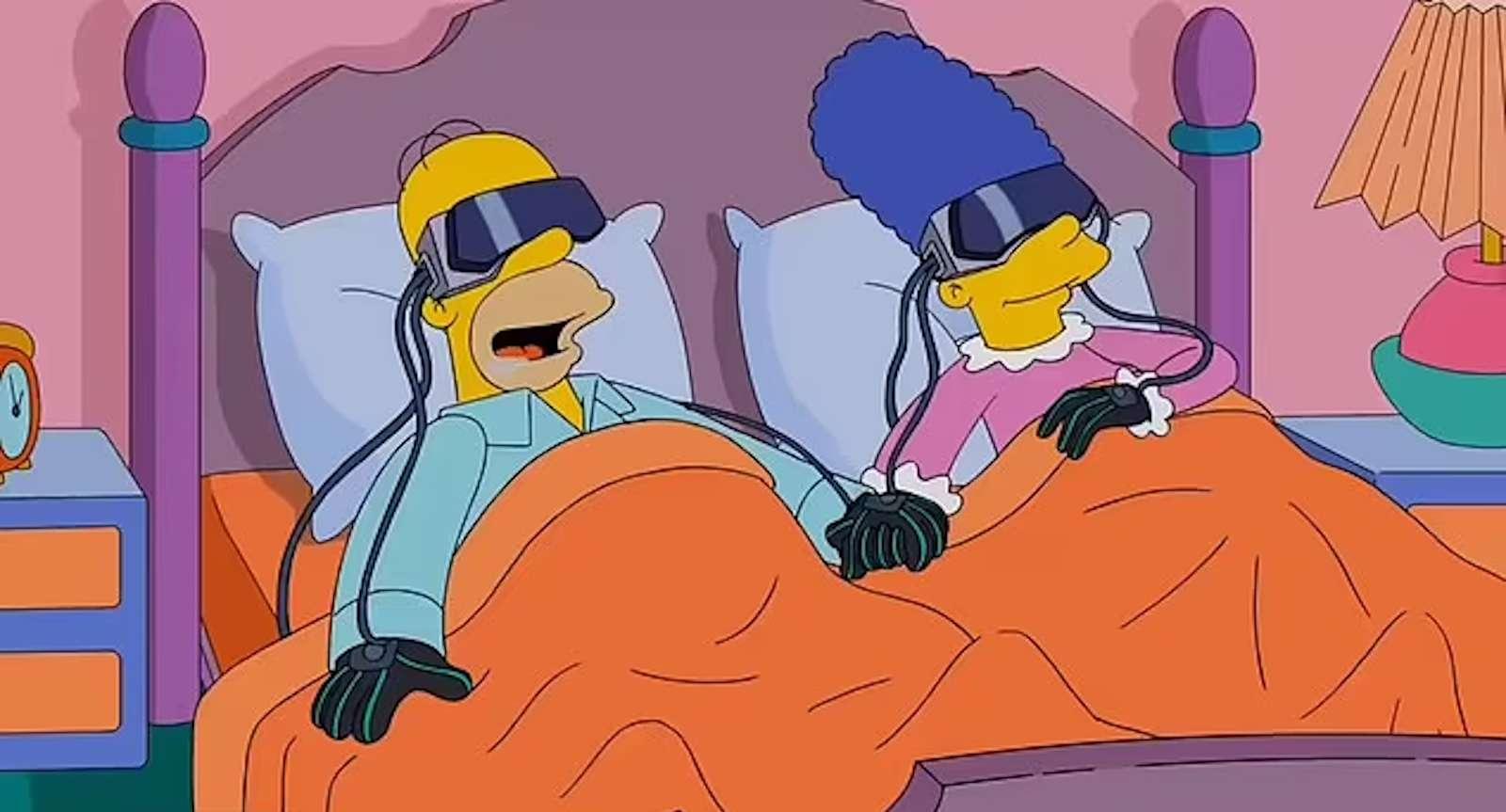 Les Simpsons ont encore une fois anticipé le futur : la preuve avec l’Apple Vision Pro !