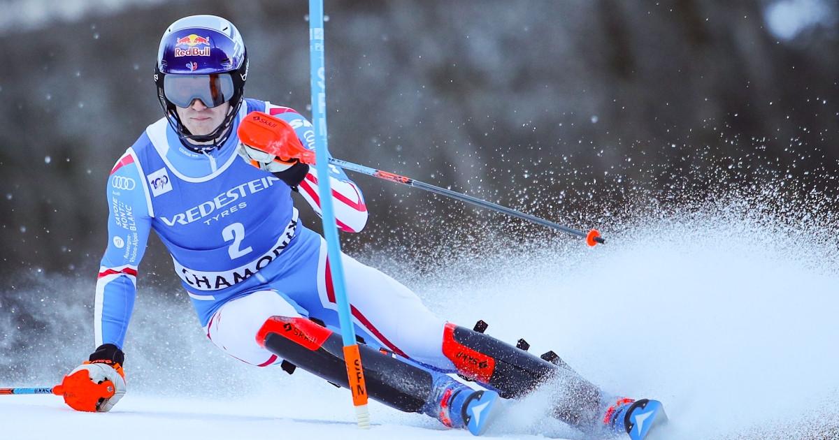 Chamonix-Slalom: Noël remporte la première manche