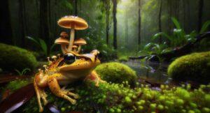 Cette grenouille avec un champignon qui lui pousse dessus intrigue les scientifiques