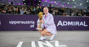 Linz: Ostapenko reine d’Autriche