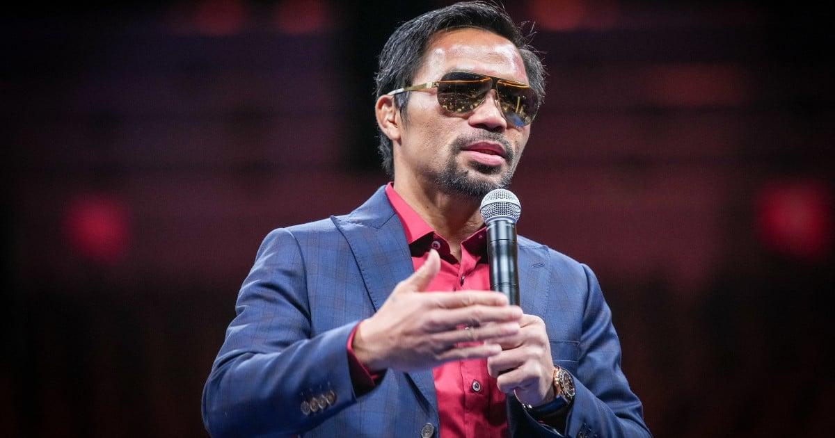 Pacquiao absent des Jeux de Paris