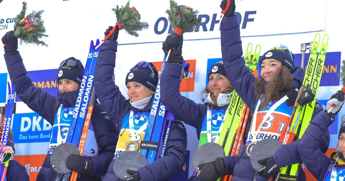 Historique pour le biathlon français !