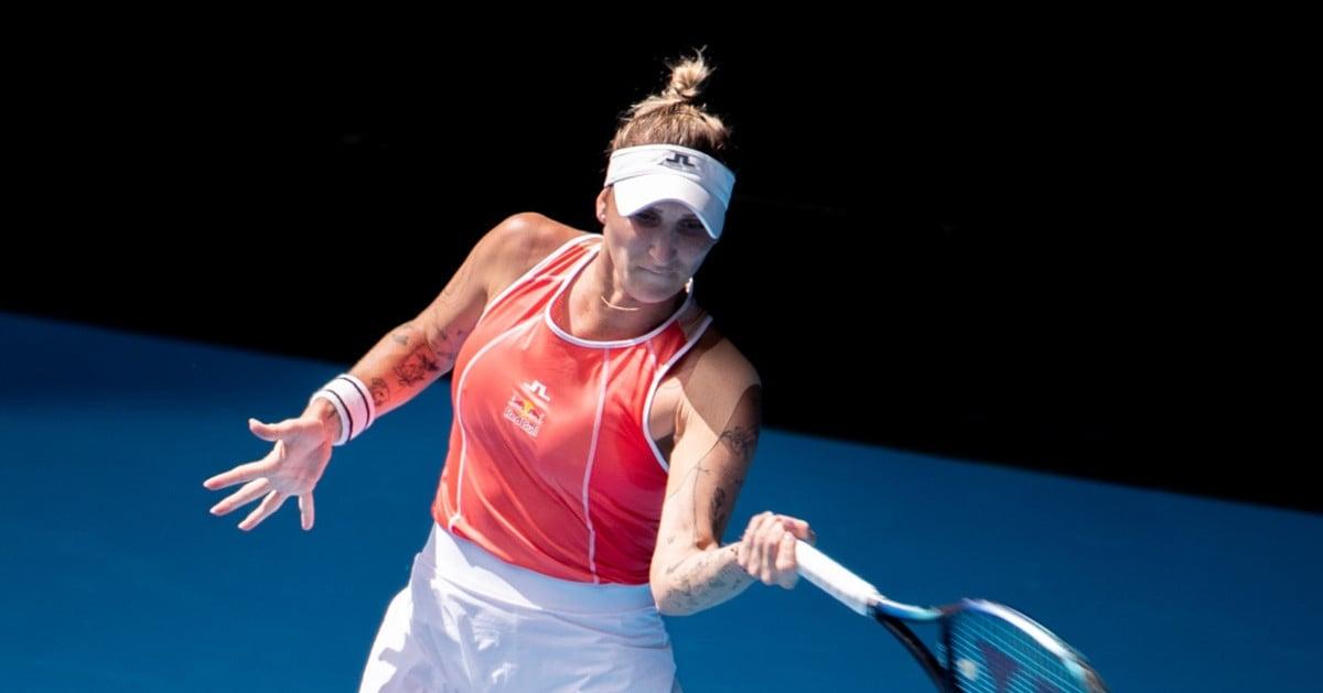 Dubaï: Vondrousova éliminée malgré six balles de match, Rybakina forfait